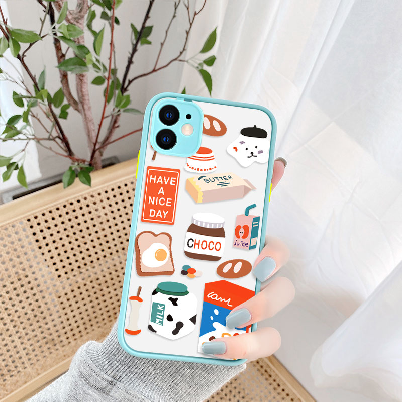 Jual iPhone cartoon mobile phone case 6plus 6 plus 7 8 E 2020 7plus 8plus  XR XS MXS SE 2020 7P 8P X XR XS Max 11 pro max 12 silicone fully protected  mobile phone case | Shopee Indonesia