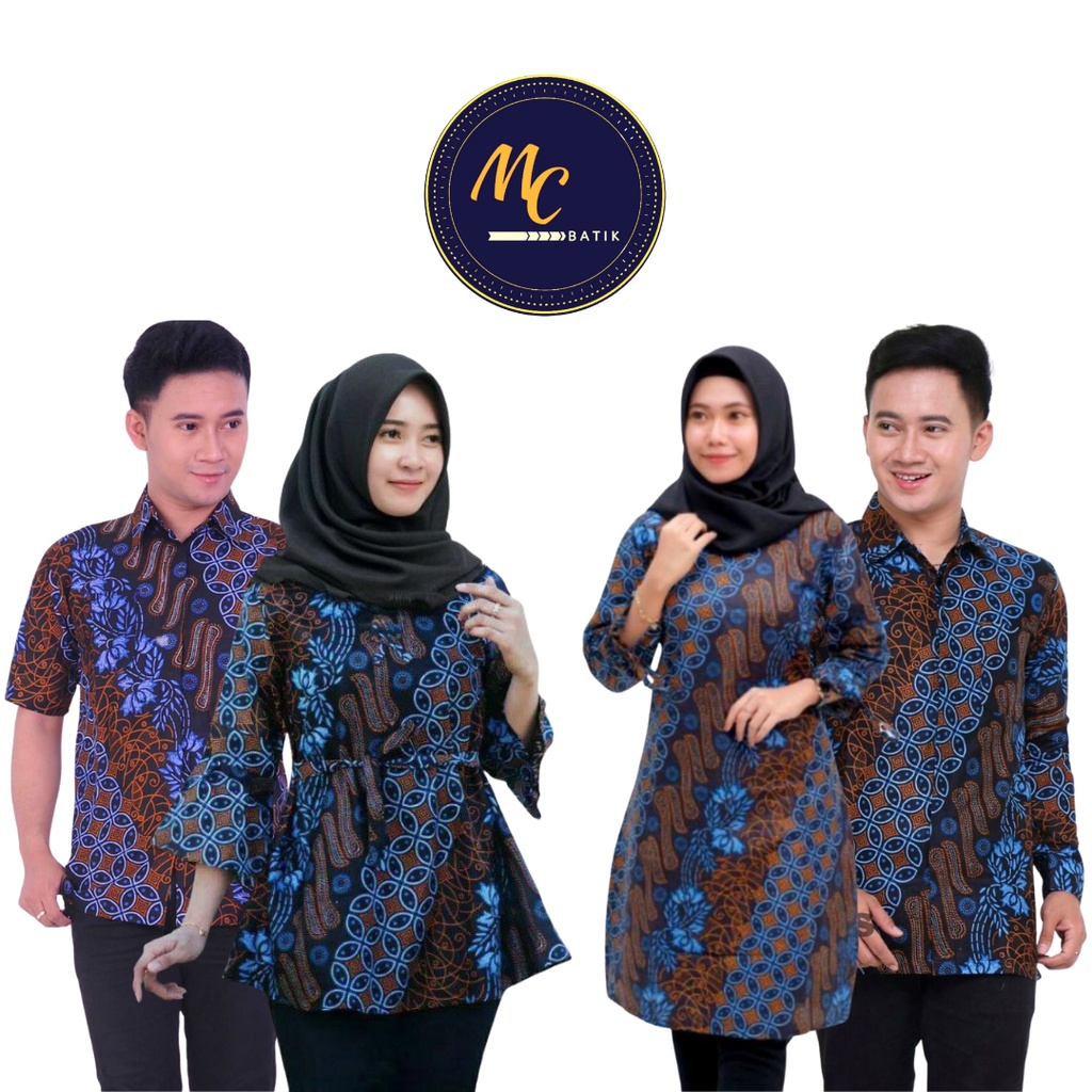 MCbatik Couple | Couple Batik Seragam Batik M L XL XXL Jumbo