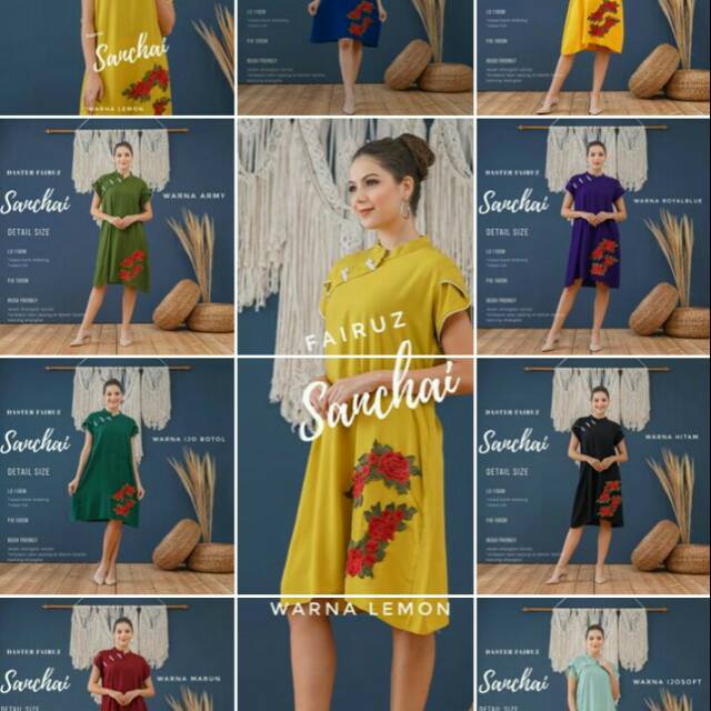 Dress, daster arab Fairuz Sanchai