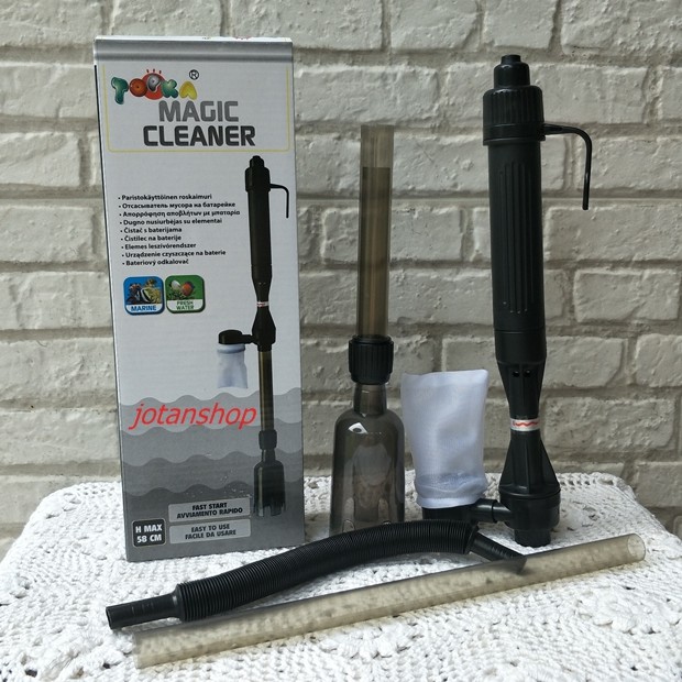 YAMANO MAGIC SAND CLEANER Pump Sipon Penyedot Penguras  Pembersih Air Aquarium Baterai