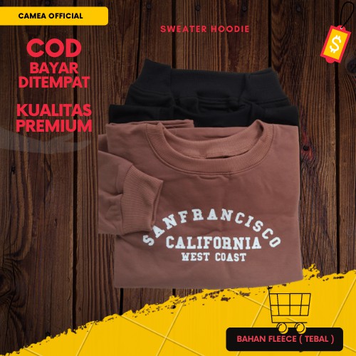 SWEATER HOODIE | JAKET HOODIE | JAKET SWEATER | SWEATER MURAH San Francisco - Unisex Pria Wanita