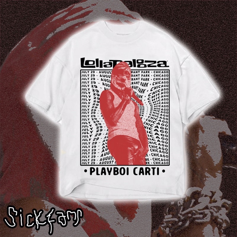 PLAYBOI CARTI LOLLAPALOOZA TEE