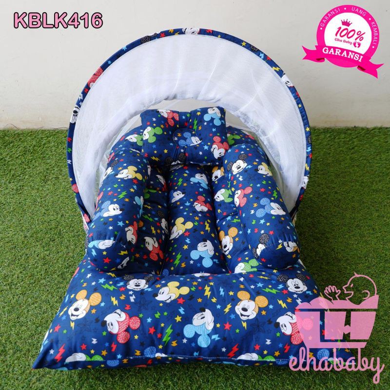 Kasur Bayi Elhababy Lipat Kelambu / Tempat Tidu Bayi / Kasur / Kasur Lipat / Kelambu Kblk 269