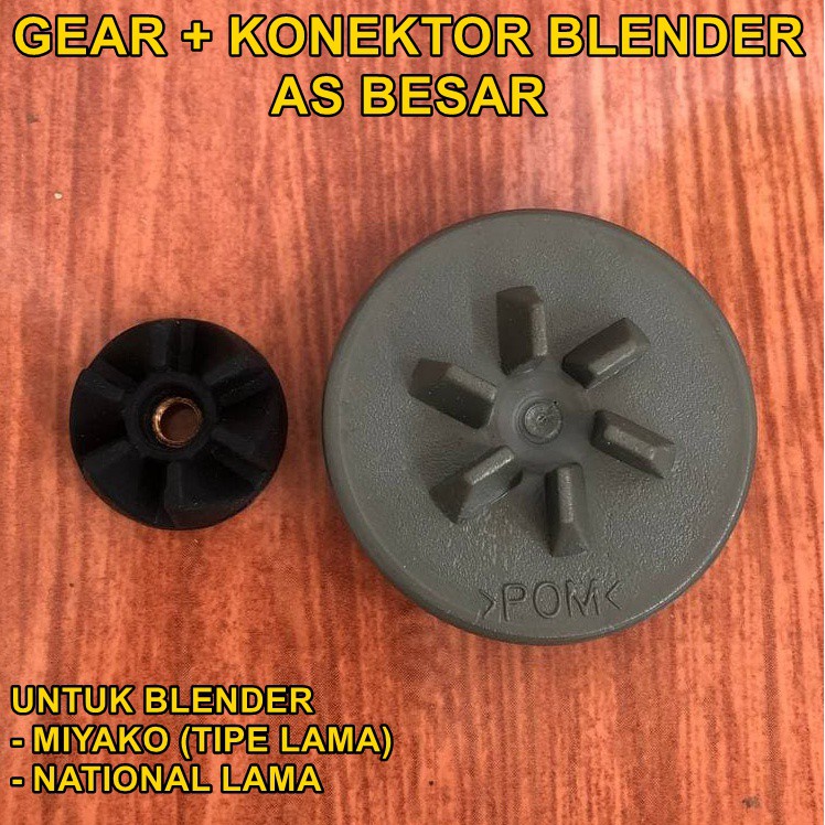 [BAYAR DITEMPAT] Konektor + Gear / Gigi Blender Multi As Besar Miyako National