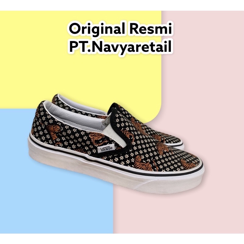VANS - Classic Slip On Tiger Floral Original Resmi PT. NAVYARETAIL