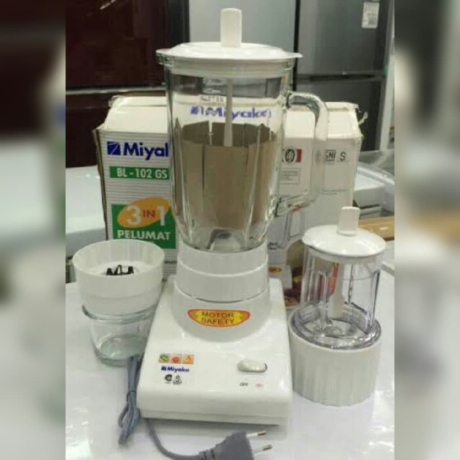 Blender Miyako BL 102 GS BL102GS 3In1 Kaca 1 Liter