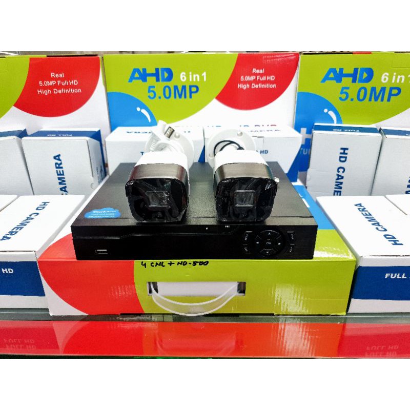 Paket cctv 2 kamera 5mp 1080p outdoor ic sony full hd