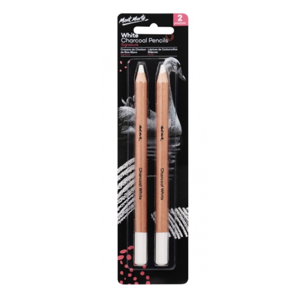 

Mont Marte Signature White Charcoal Pencils Large 2 pcs