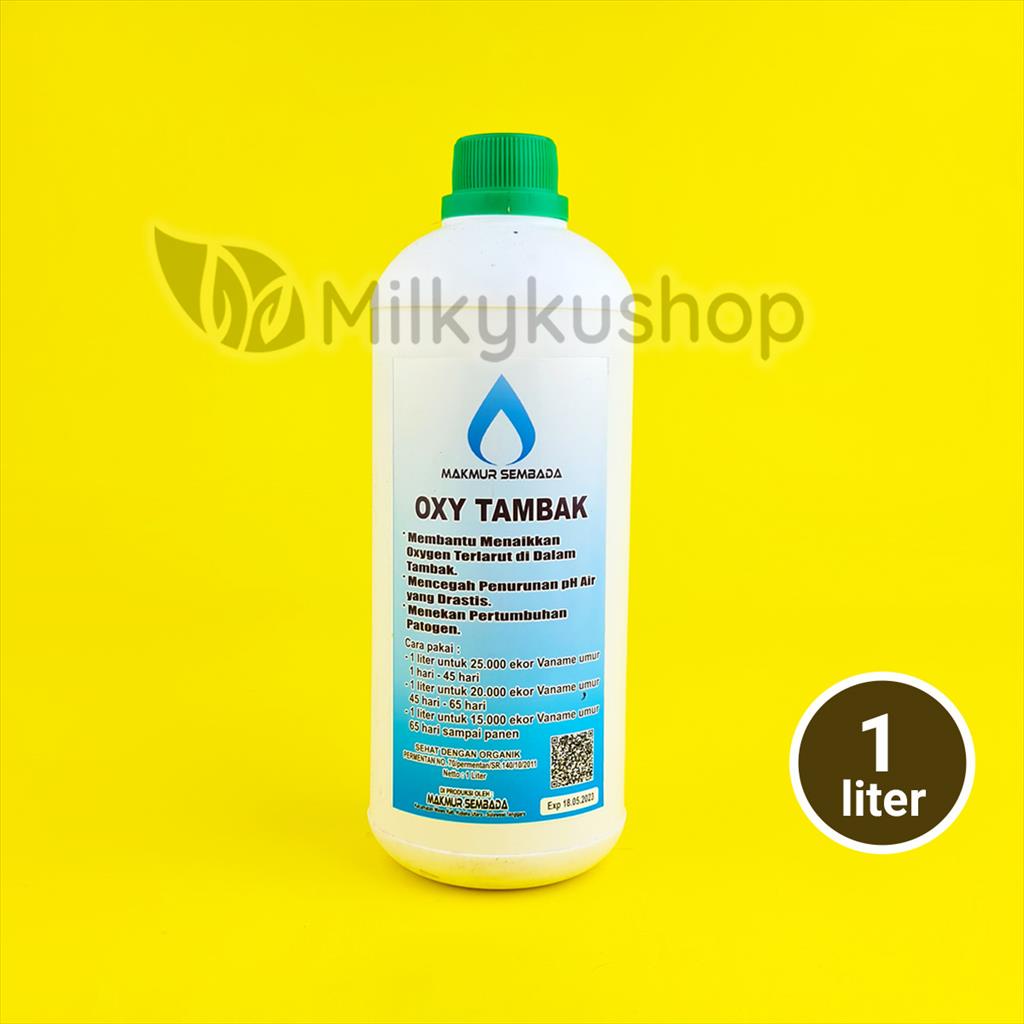 OXY TAMBAK 1 LITER MAKMUR SEMBADA VITAMIN TAMBAK IKAN