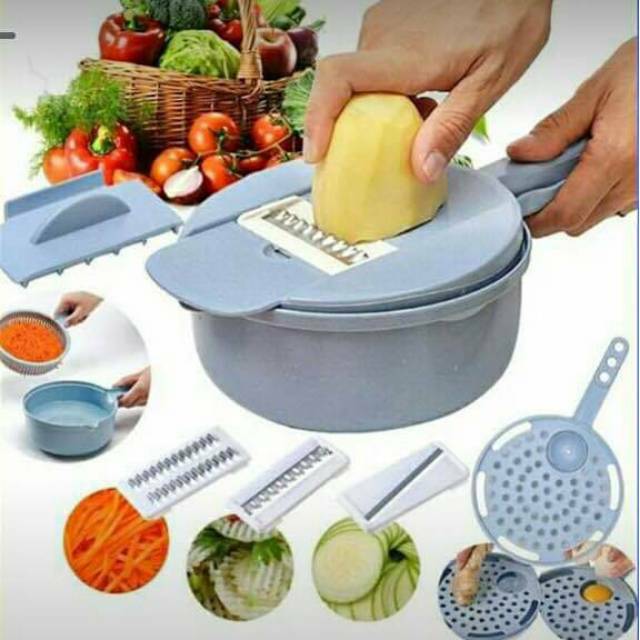 Pemotong sayur serbaguna/pengiris sayur/parutan sayur serbaguna