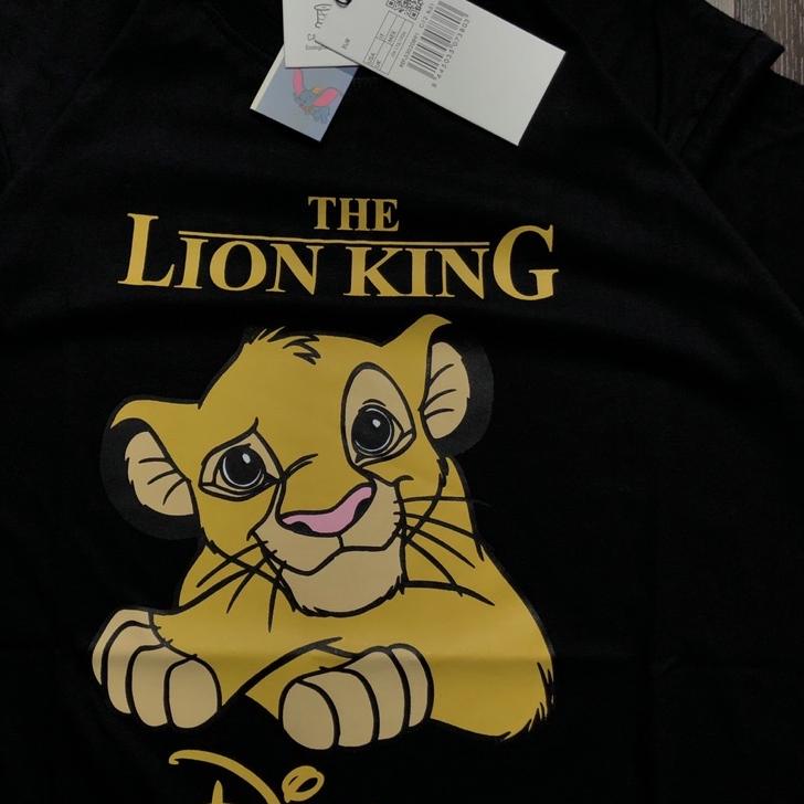 Bagus Banget.. Kaos ZARA - The Lion King Hitam Fulltag + Label