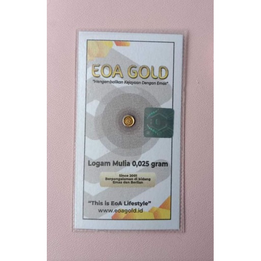EOA Gold 0.025gram