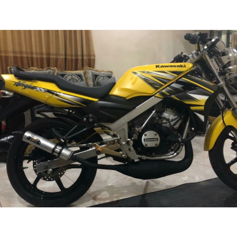 knalpot ahau ninja R/RR 40 galvanis step std