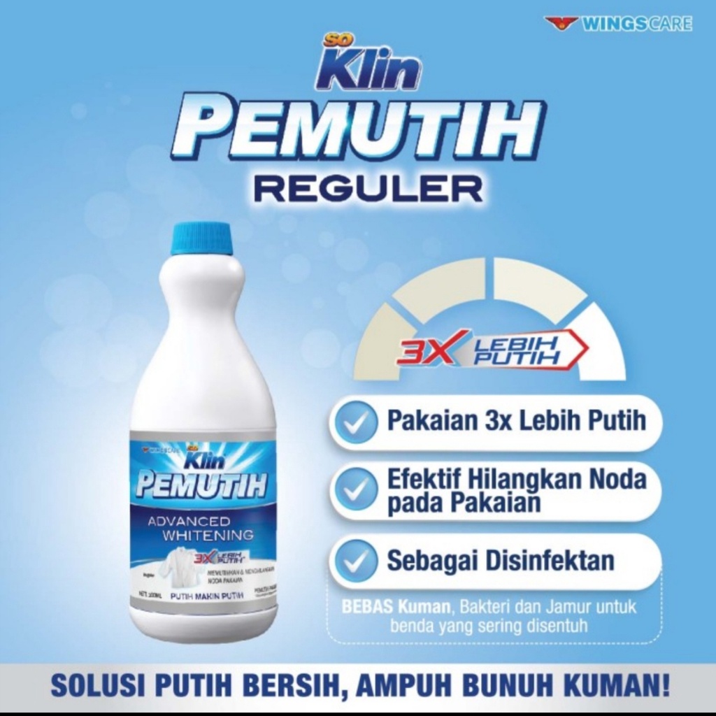 SO KLIN SOKLIN PEMUTIH PAKAIAN 250ML