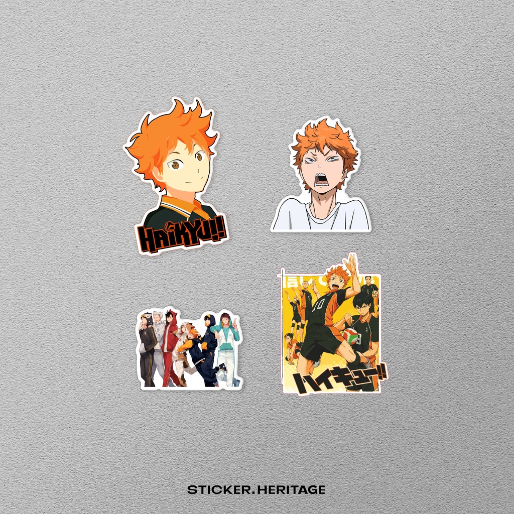 STIKER ANIME HAIKYU POSTER ANIME Laptop Waterproof DIY HP motor helm mobil ipad table