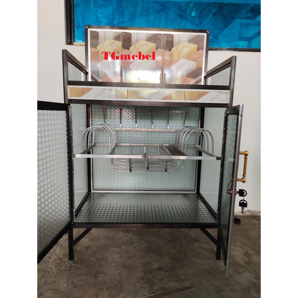 Rak kompor keramik/rak piring minimalis