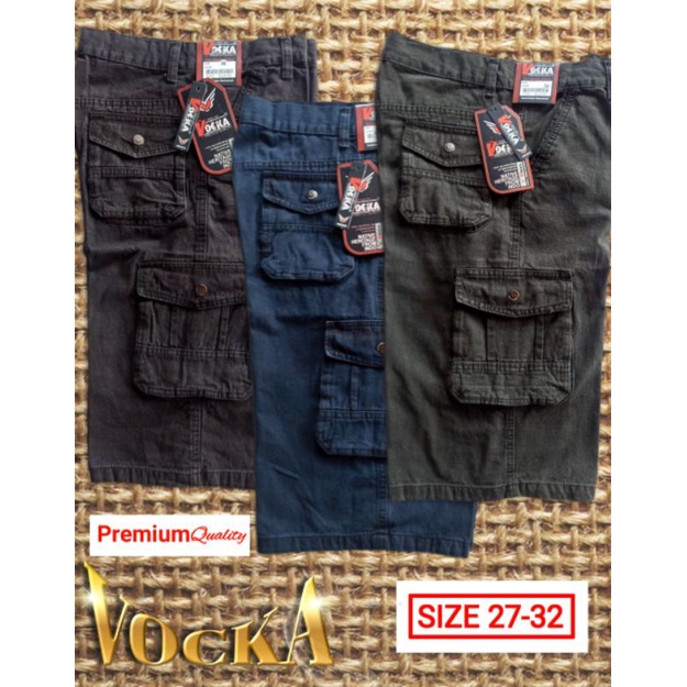 YANG LAGI HITS Celana Cargo Pendek Pria Army Loreng PDL Ufc Venum Jeans Denim VOCKA Mma Pantai Gym Lari Fitnes Seri I9802