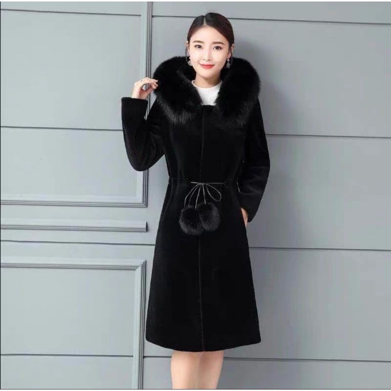 COAT WANITA GLORIA BULU WANITA PREMIUM KOREA WINTER MUSIM DINGIN