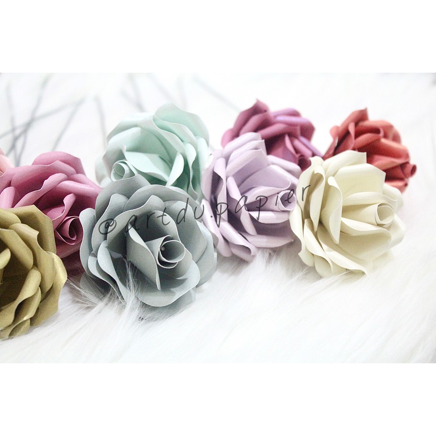 

Paper Flower / Bunga Kertas / Rose / Bunga Mawar Kertas – Single