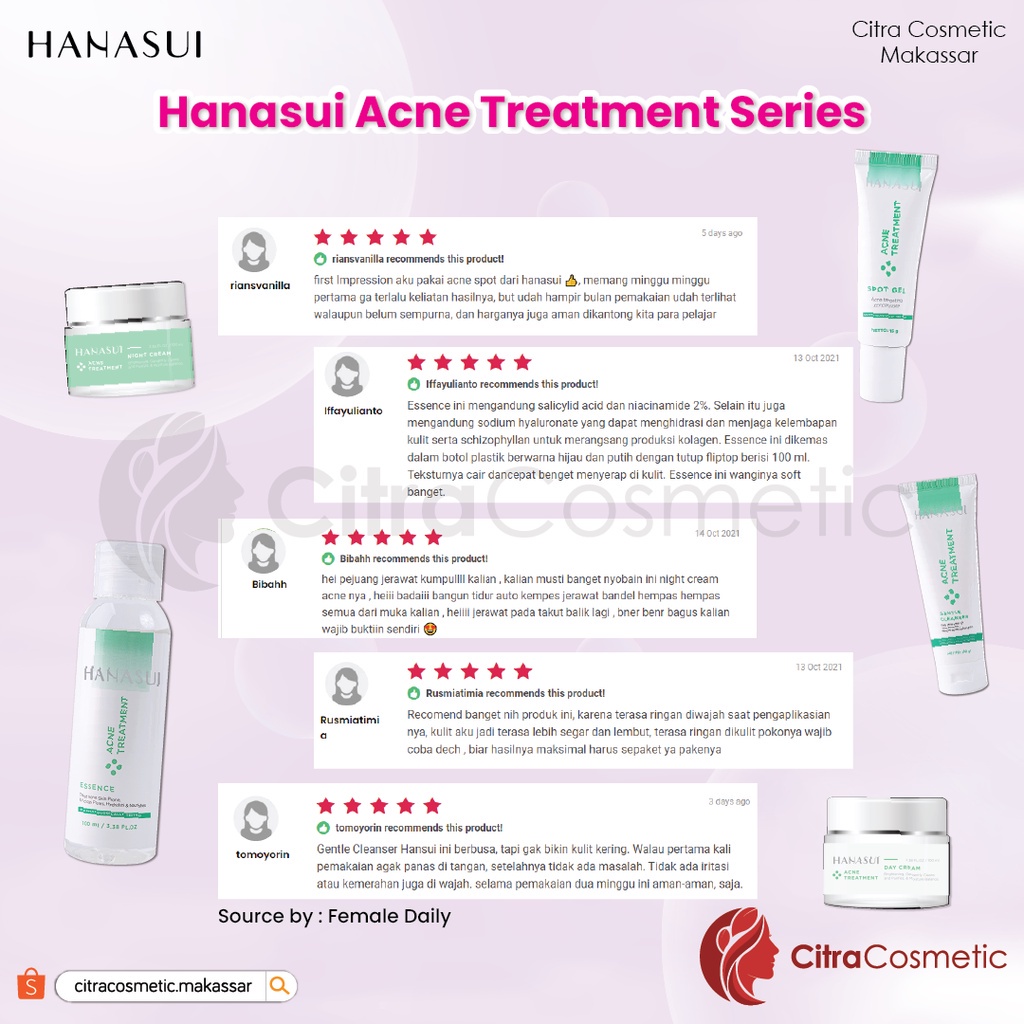 Hanasui Acne Treatment  15 Ml