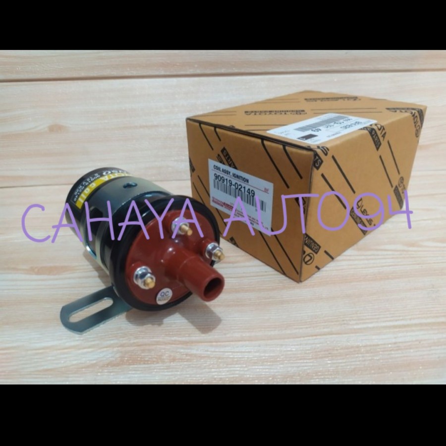 coil ignition coil kijang 7k short pendek kaki tiga asli denso toyota