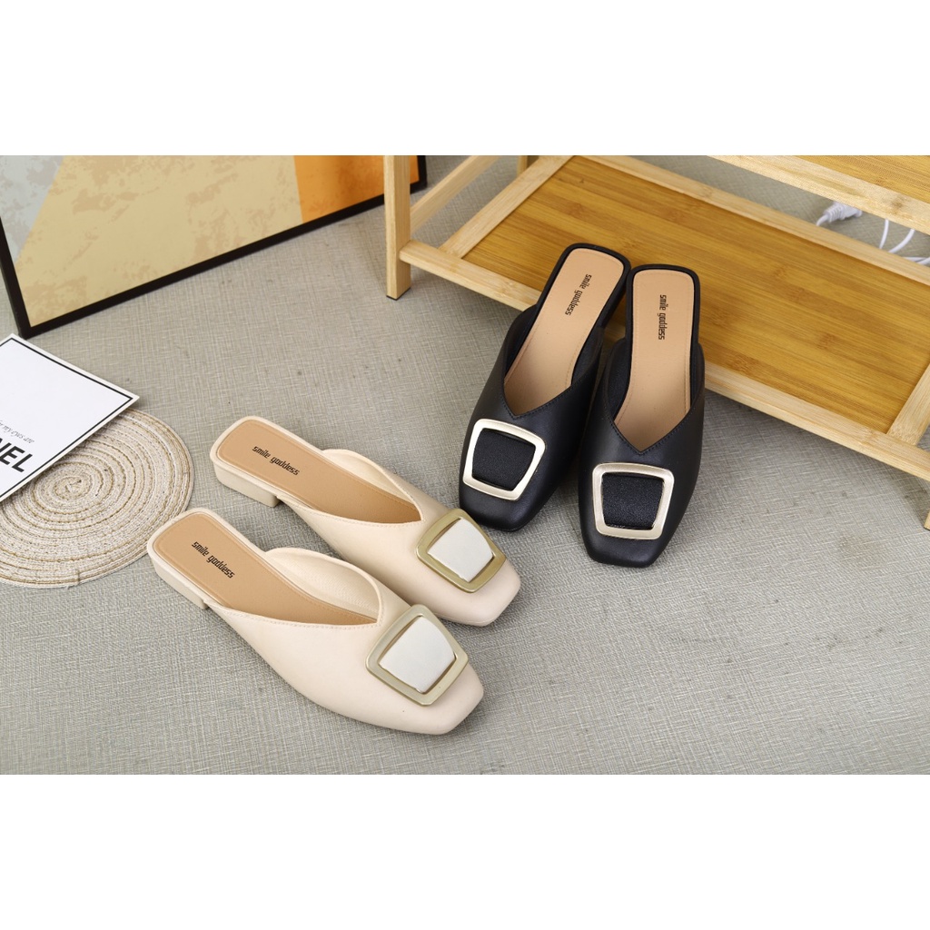 ♥DPS829♥S24  Sandal Selop Wanita Import Berkualitas Dan Nyaman Dipakai Smile Goddess