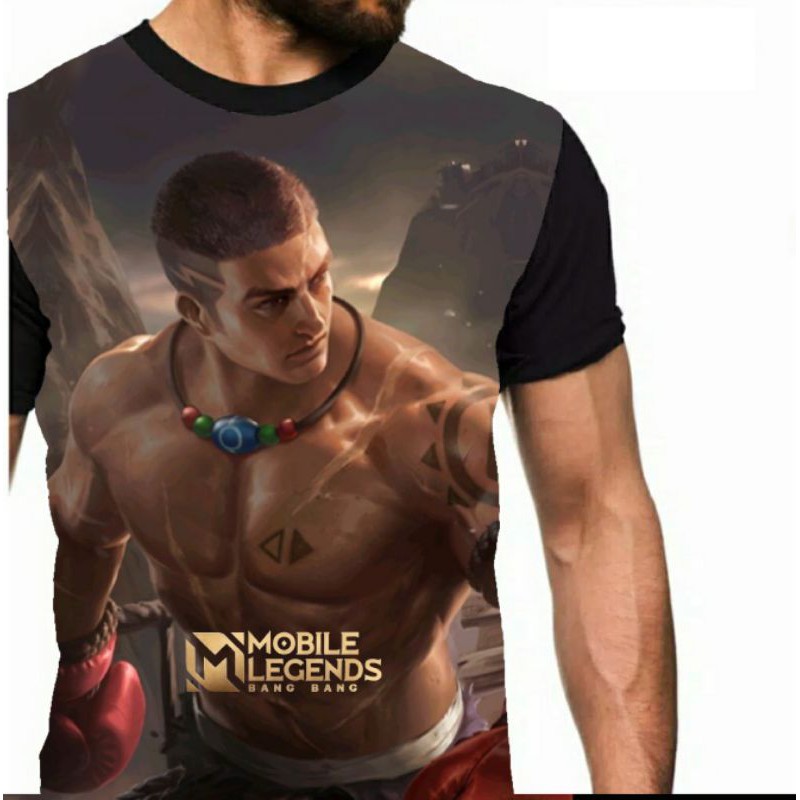 Kaos Paquito Pacquiao mobile legend anak cowok pria Bandung murah printing tshirt Philippines gaul