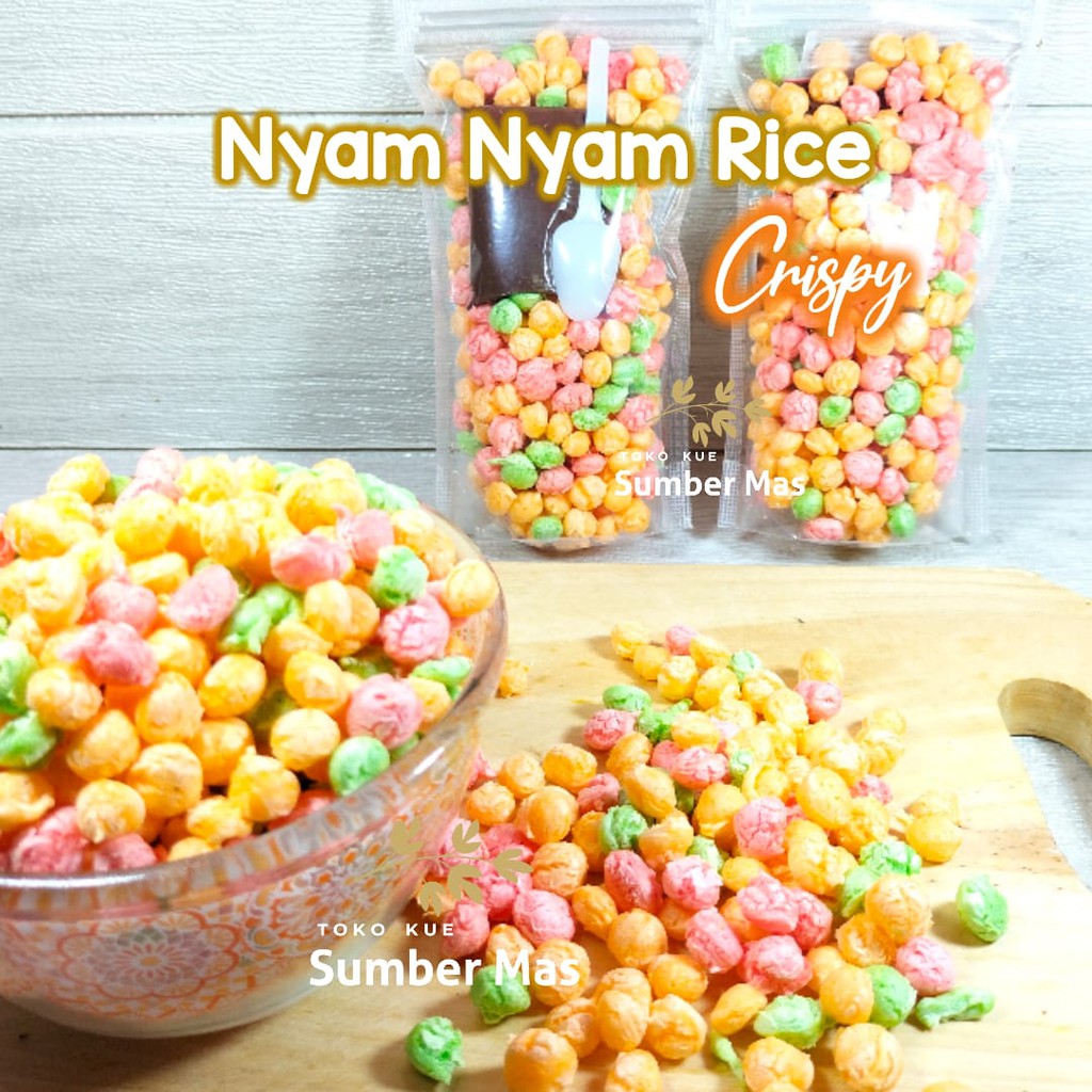 NYAM NYAM RICE CRISPY PAKET COKLAT