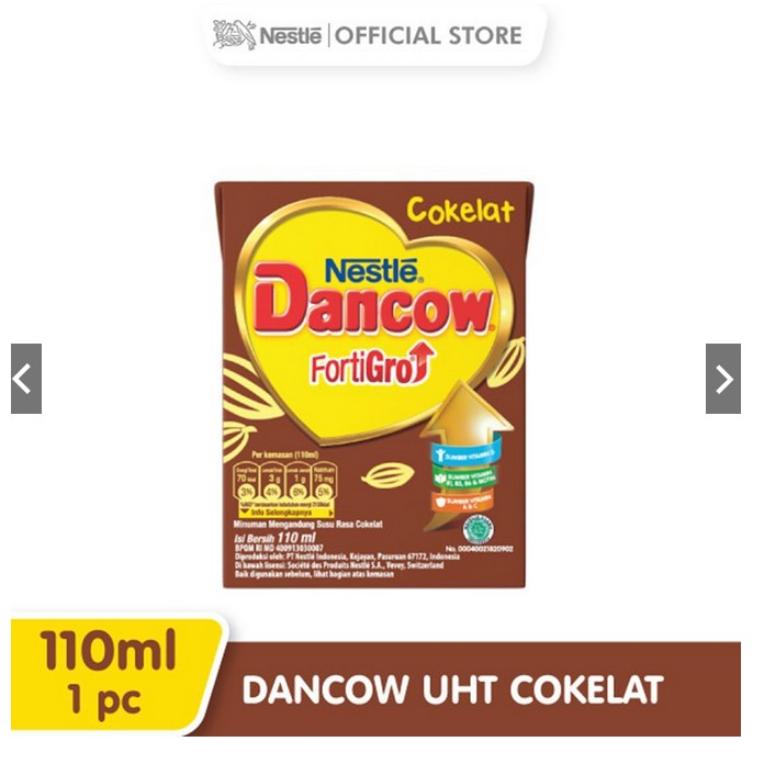 

Dancow Coklat Fortigro Excelnutri+ UHT 110 ml