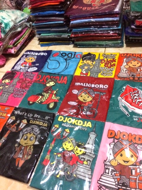 Kaos Anak Jogja 3 - 8 Tahun || Baju Atasan Anak Oleh Oleh Malioboro Jogja