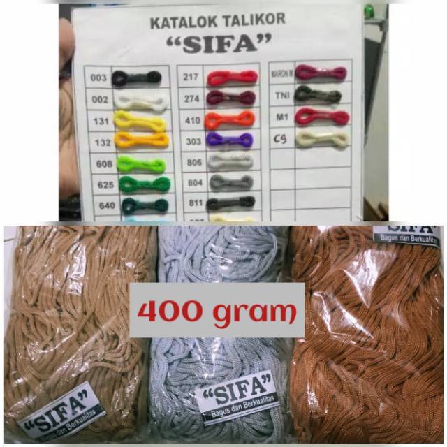 Tali Kur SIFA 400gram (Part 2) Bungkus Besar ukuran 3mm