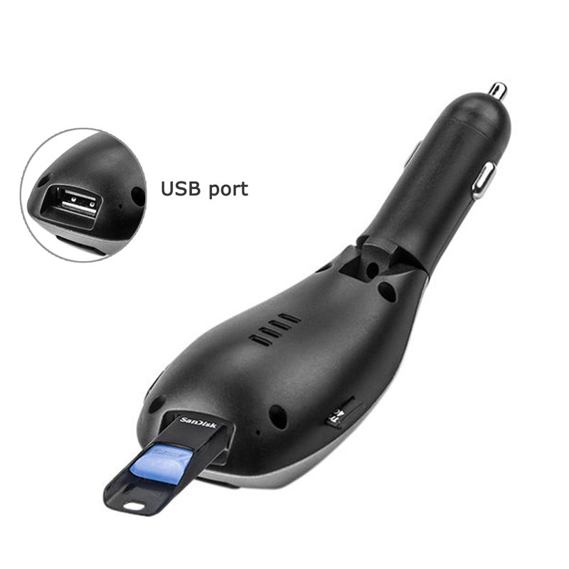 X5 Bluetooth Car Kit Mp3 Player FM Transmitter Car Charger Support U Disk TF Card Music Player