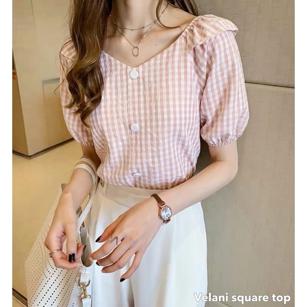 Velani square top -Thejanclothes