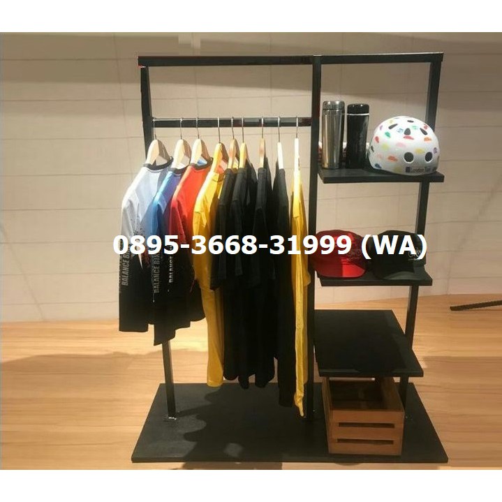 Display Pakaian Anak/ Rak Display Baju Anak/ Display Toko Baju Bayi/ Display Hanger Baju