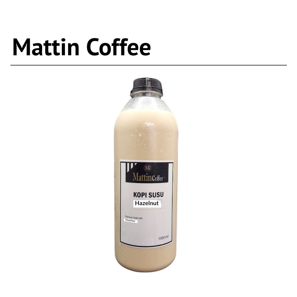 

Es Kopi Susu Hazelnut - 1 ltr - Mattin Coffee