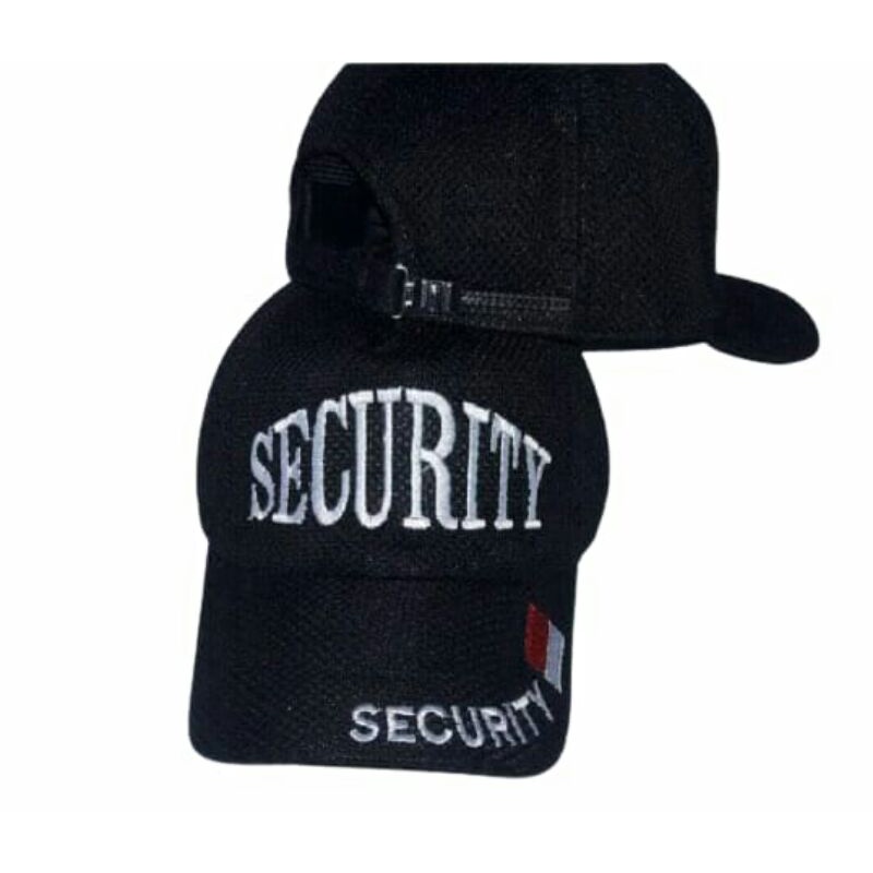 TOPI SECURITY HITAM TERBARU KEREN / TOPI SATPAM SECURITY