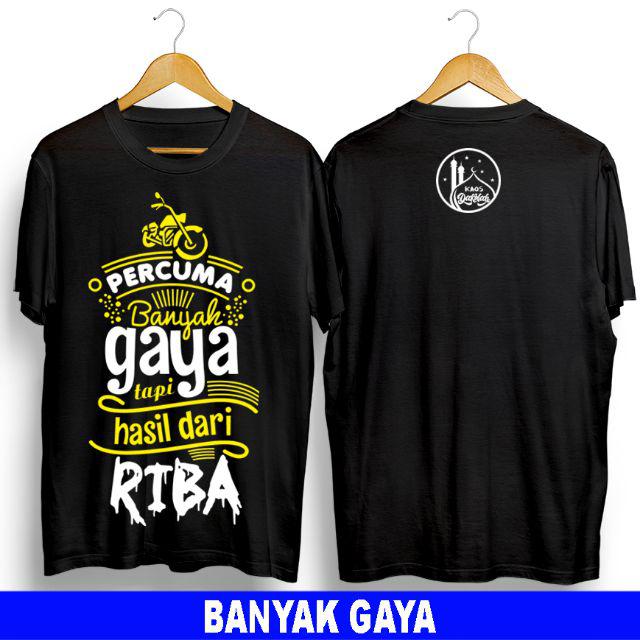 Kaos Dakwah Tauhid Islami Muslim kekinian-Banyak Gaya