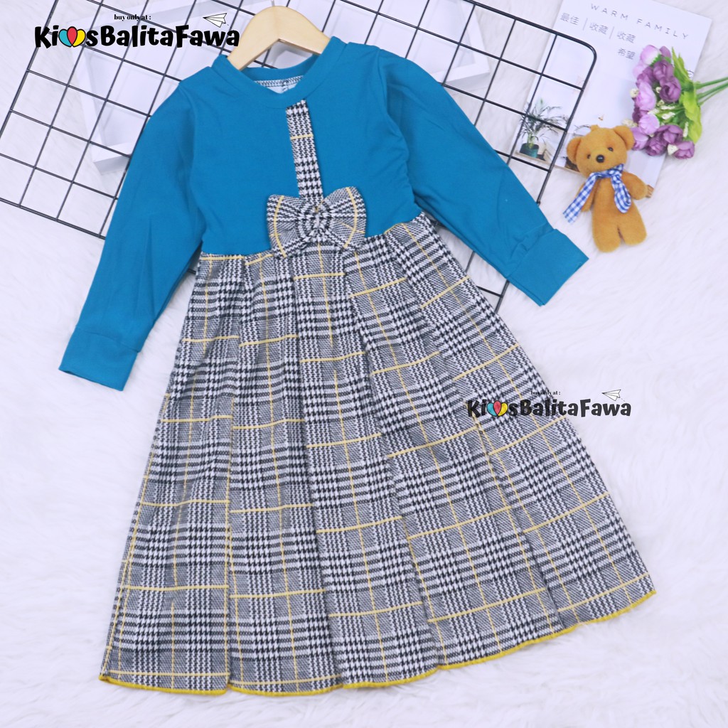 Gamis Pita Uk 2-3 Tahun / Gamis Anak Baju Murah Dress Muslim Ngaji Lengan Panjang Perempuan Cewek