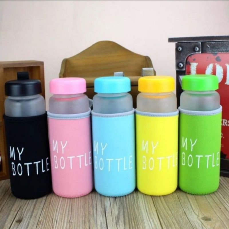 BOTOL MINUM MY BOTTLE DOFF TAHAN AIR PANAS GRATIS POUCH BUSA