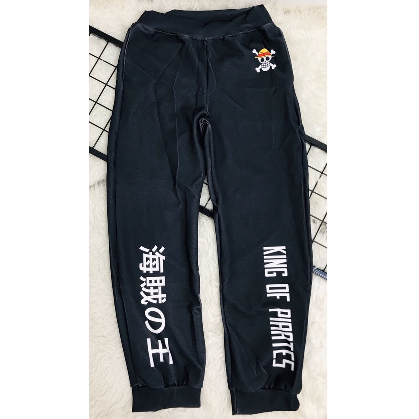 Jogger Pants Onepiece King Of Pirates Anime Manga Premium Unisex