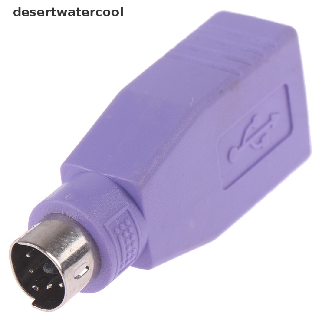 Deid 1pc Adapter Konverter Usb Female Ke Ps2 Ps / 2 Male Untuk Keyboard