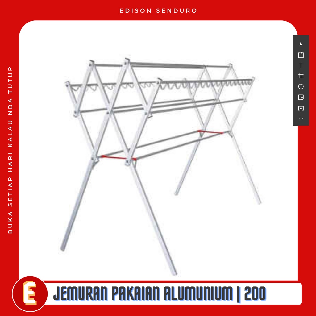 Jemuran Pakaian Jemuran Baju Jemuran Aluminium