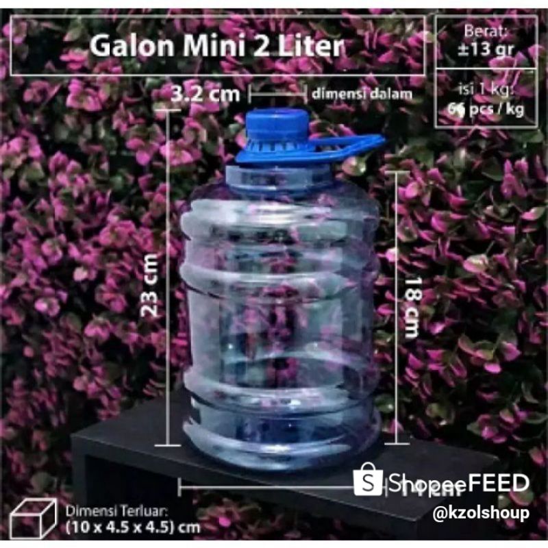 Botol minum 2000ml/Botol Air/Botol/Botol 2liter/Botol 2000ml