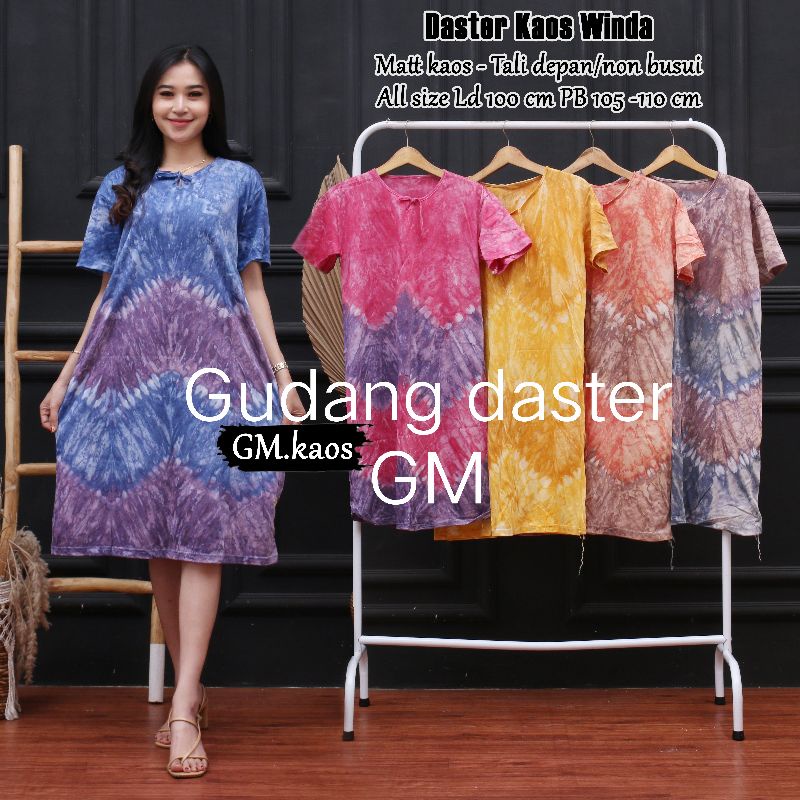 DASTER KAOS BATIK KEKINIAN MODEL LEHER TALI/NON BUSUI NON RUFFLE