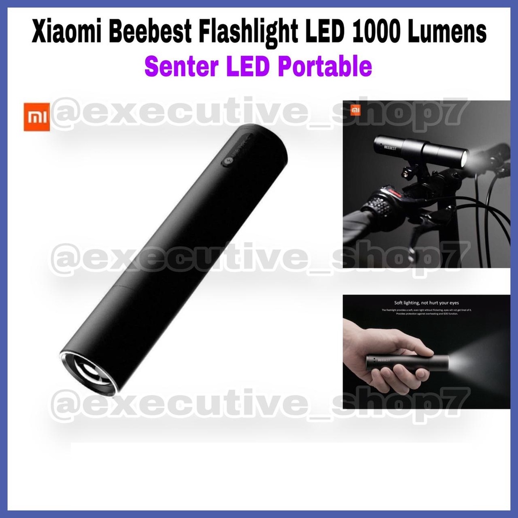 Mi Beebest Flashlight LED 1000 Lumens - Senter LED Portable