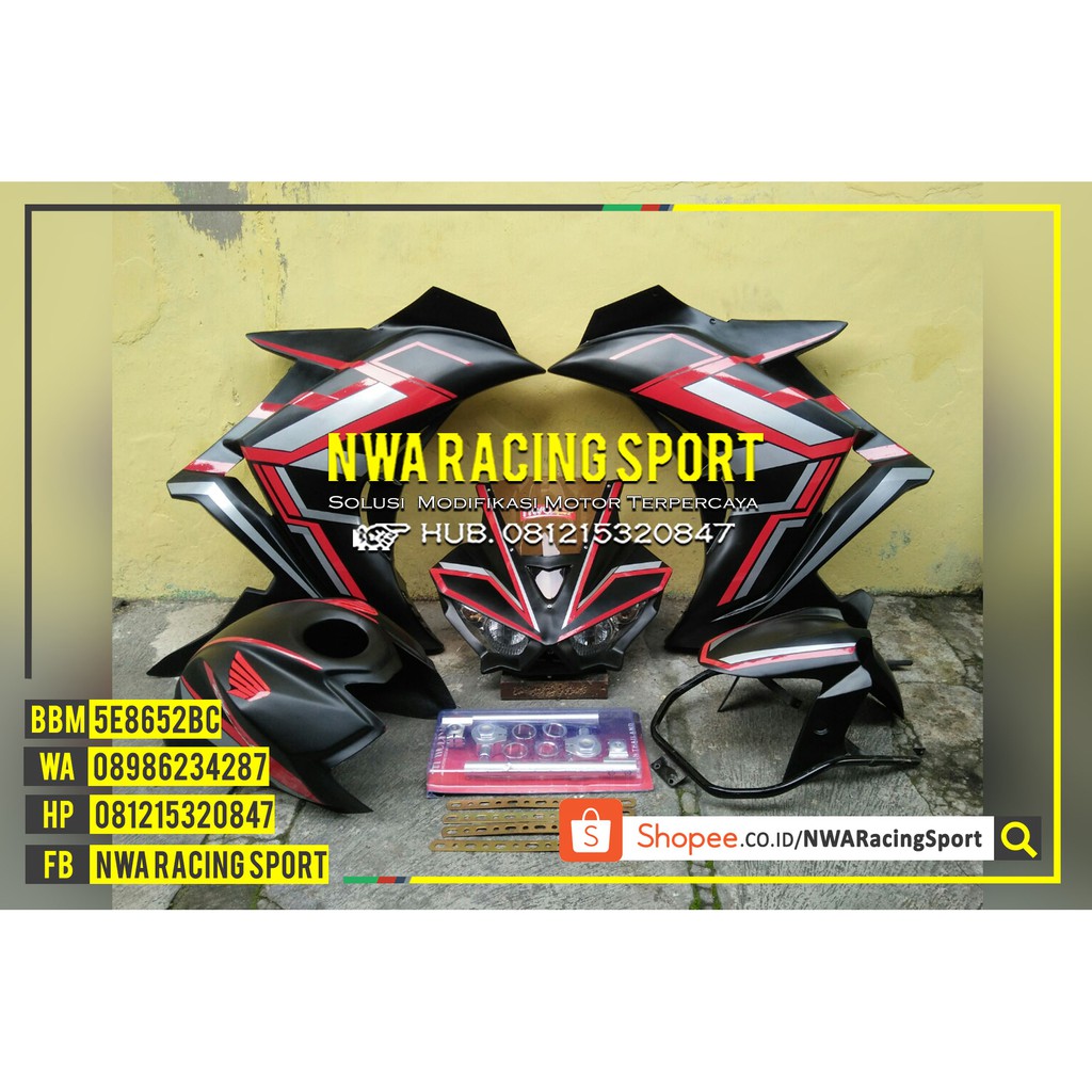 Full Fairing New Cb 150 R Model R25 Dan Kondom Tangki Shopee