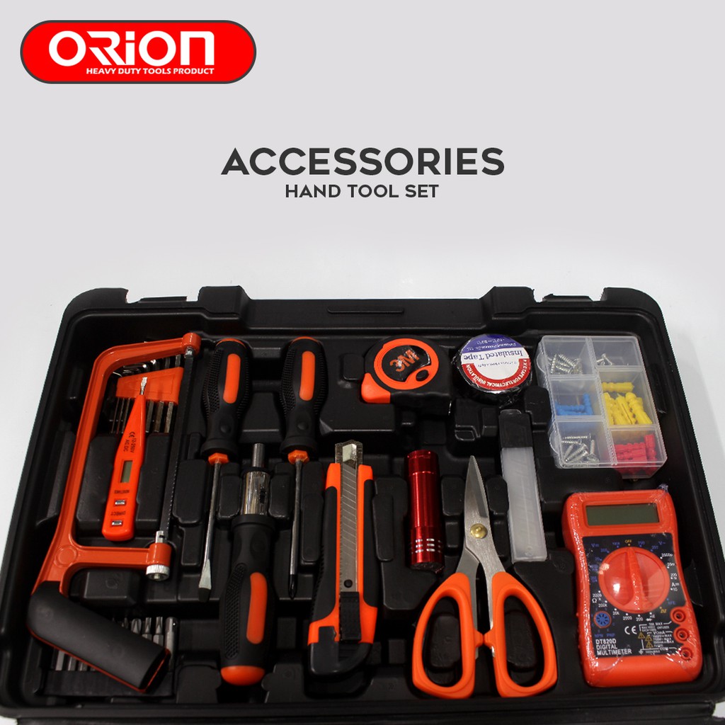 Hand Toolset / Tool Kit Set / Toolkit Toolbox Orion TR-007-1