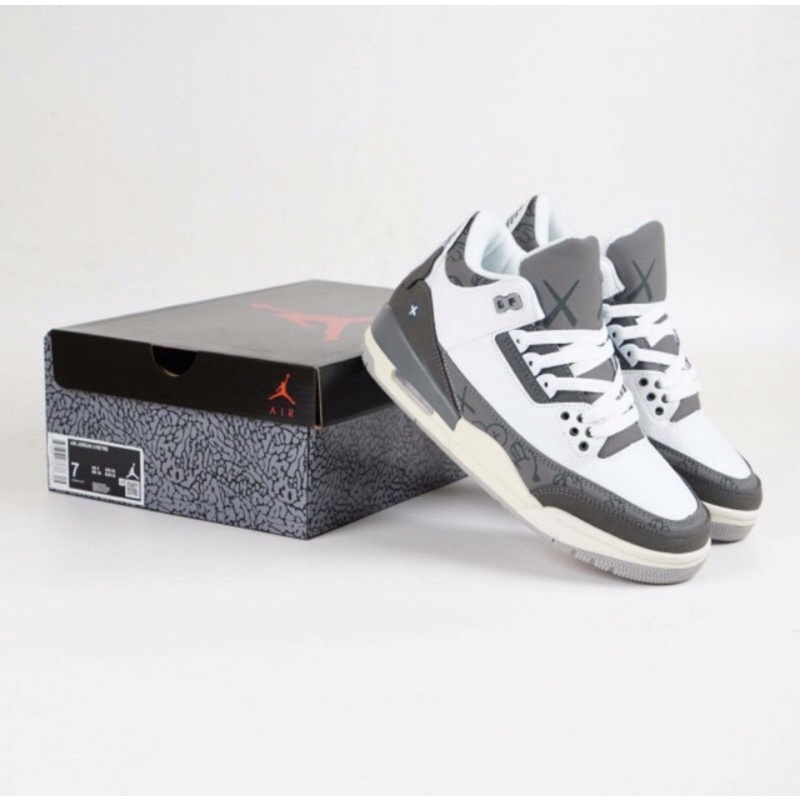 Nike Air Jordan 3 X KAWS Grey White