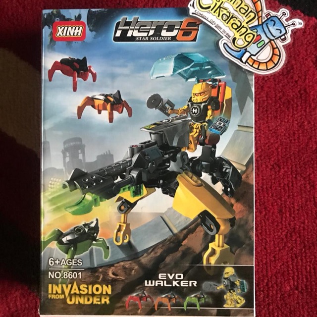 LEGO XINH 8601 HERO 6 STAR SOLDIER EVO WALKER MAINAN CIKARANG