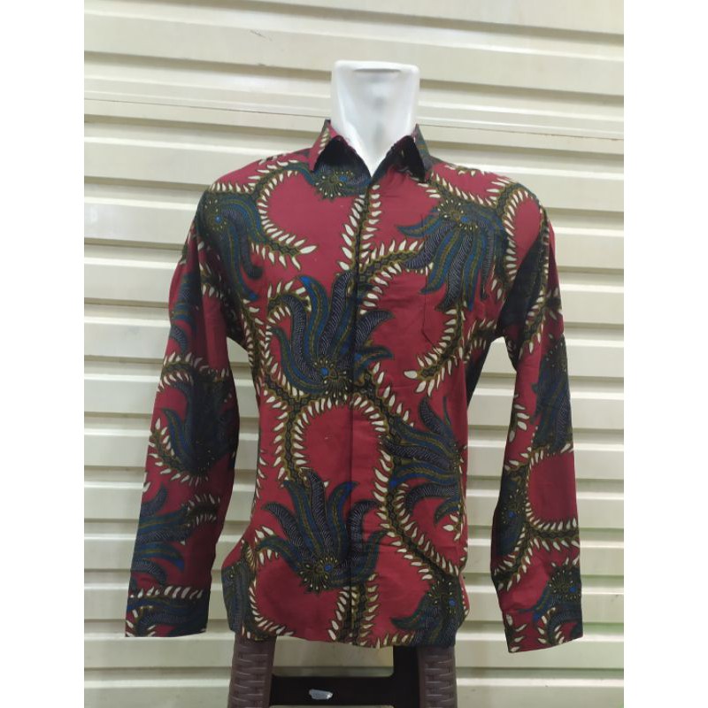 kemeja batik motif batik pekalongan